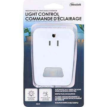 AmerTac Westek Motion Activated Light Control for Home