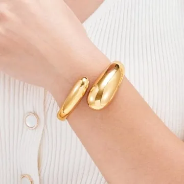 Elegant FILMOON Gold Bangle Bracelet for Every Occasion