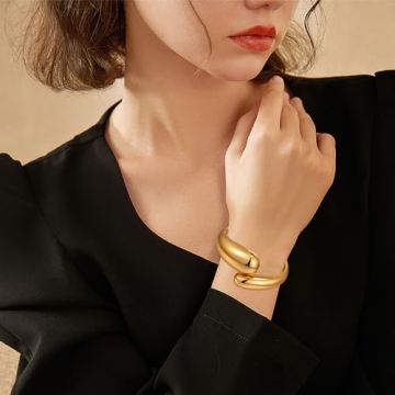 Elegant FILMOON Gold Bangle Bracelet for Every Occasion