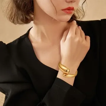 Elegant FILMOON Gold Bangle Bracelet for Every Occasion