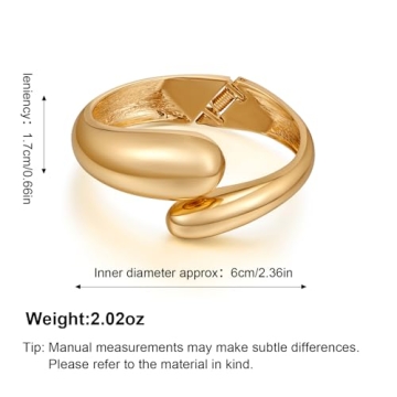 Elegant FILMOON Gold Bangle Bracelet for Every Occasion