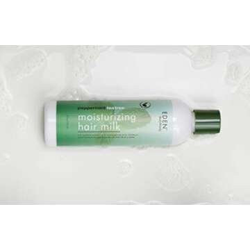 EDEN BodyWorks Peppermint Tea Tree Hair Milk | 8 oz | Moisturize, Nourish, & Refresh Hair and Scalp - Packaging May Vary
