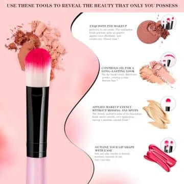 VANDER 32pcs Professional Makeup Brush Set - Soft & Stylish