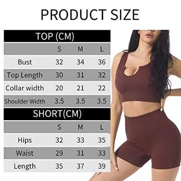 Seamless Workout Sets for Women 2 Piece Yoga Outfits Ribbed High Waist Leggings with Sports Bra Gym Set.JNINTH
