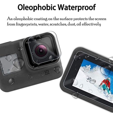 9pcs Screen Protector Kit for GoPro Hero 12 11 10 9