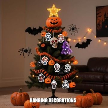 Iconic Horror Movie Air Freshener Set - Cute Hanging Decorations for Fans