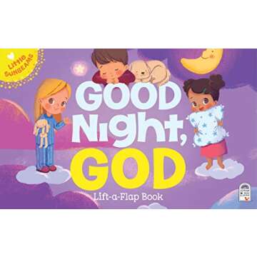 Good Night, God - Lift-a-Flap Board Book Gift for Easter Basket Stuffer, Christmas, Baptism, Birthda...