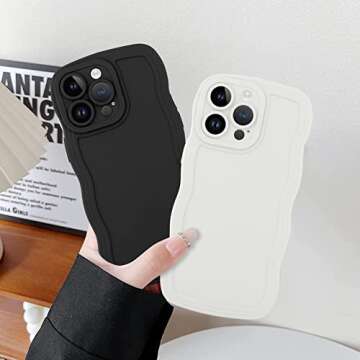 Stylish Shockproof iPhone 14 Pro Case - Tjkings Curly Wave