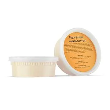 Raw Mango Butter 8 oz. - 100% Pure Natural Unrefined - Great for Skin, Body and Hair Growth. DIY Soap Making, Body Butter, Lotions and Creams.