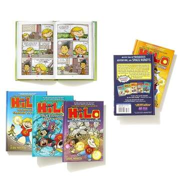 Hilo: The Great Big Box (Books 1-6): (A Graphic Novel Boxed Set)