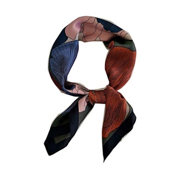 FONYVE Silk Feeling Scarf for Stylish Women 27.5 Inches