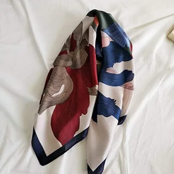 FONYVE Silk Feeling Scarf for Stylish Women 27.5 Inches