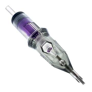 Bishop Tattoo Cartridges DA Vinci V2 Disposable Needles Round Shader (Regular (12), 11RS Long Taper)