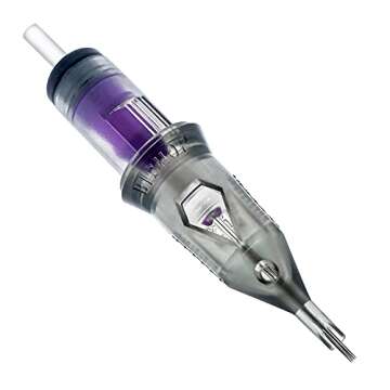Bishop Tattoo Cartridges DA Vinci V2 Disposable Needles Round Shader (Regular (12), 11RS Long Taper)