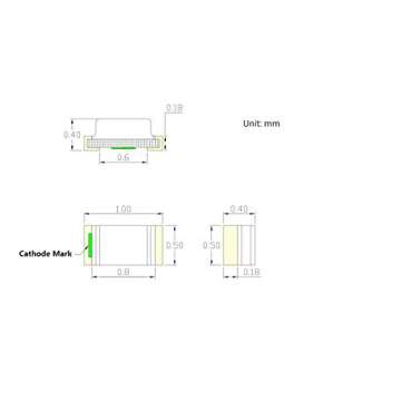 EDGELEC 20pcs Prewired 0402 Red SMD LED Light Emitting Diode DC 2V Micro Litz Length 7.8in. (20cm) Soldered Mini LED Lights for DIY Manual Model Toy Decoration