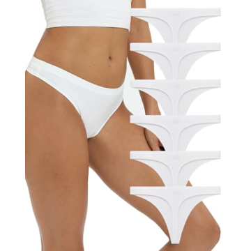 SweetSnow Seamless Thongs for Women - Soft, Breathable & No Show Comfort