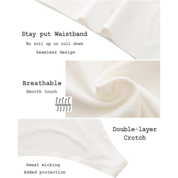 SweetSnow Seamless Thongs Women Soft Breathable Underwear