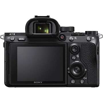 Sony a7 III Mirrorless Camera ILCE7M3/B, 64GB Memory Card, Bag, NP-FZ100 Compatible Battery, Card Reader, Corel Photo Software, HDMI Cable, Flex Tripod, Hand Strap, Memory Card Wallet, and More