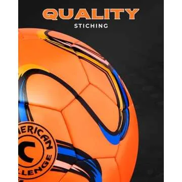 American Challenge Brasilia Youth Soccer Ball - Bright & Durable