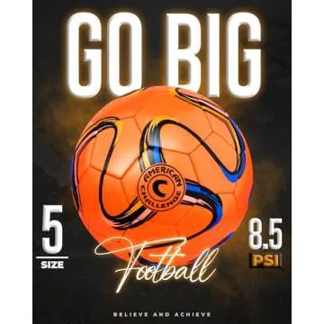 American Challenge Brasilia Youth Soccer Ball - Bright & Durable