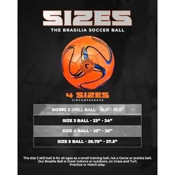American Challenge Brasilia Youth Soccer Ball - Bright & Durable