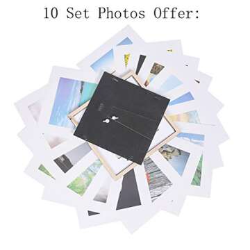 XUFLY 11x11 Real Glass Frame Set for Stylish Home Decor