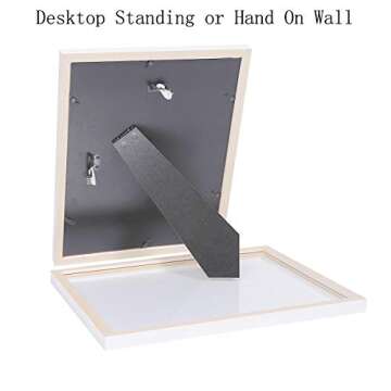 XUFLY 11x11 Real Glass Frame Set for Stylish Home Decor