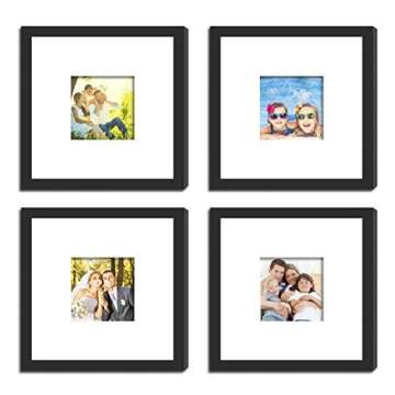 XUFLY 11x11 Real Glass Frame Set for Stylish Home Decor