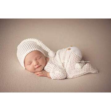 Newborn Photography Props Set Hat Bebe Reborn Accesorios Picture Outfits Baby Photo Studio Shoot Clo...
