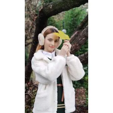 Stylish Harssidanzar Fur Winter Earmuffs for Everyone