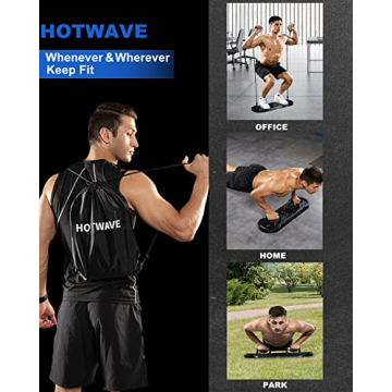 Hotwave Push Up Board Portable Home Gym Equipment