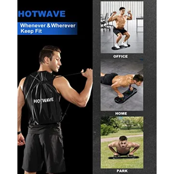 Hotwave Push Up Board Portable Home Gym Equipment