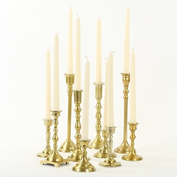Koyal Wholesale Gold Mixed Taper Holders for Elegant Decor
