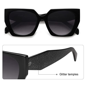 Trendy Oversized Polarized Sunglasses for Women