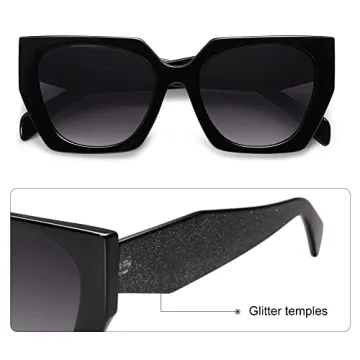 Trendy Oversized Polarized Sunglasses for Women