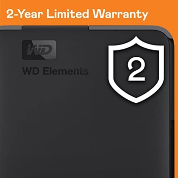 WD 2TB Elements Portable External Hard Drive for PC & Mac