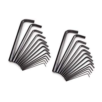 TEKTON Hex Key Wrench Set, 26-Piece (3/64-3/8 in., 1.27-10 mm) | 25252