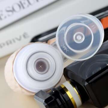 Gemice Travel Bottles for Toiletries, Travel Essentials Refillable Leak Proof Travel Size Toiletries...