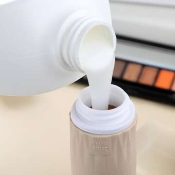 Gemice Travel Bottles for Toiletries, Travel Essentials Refillable Leak Proof Travel Size Toiletries, 3oz TSA Approved Sillicone Squeezable Travel Size Containers for Shampoo Wash Body Lotion (4 Pack)