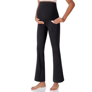 POSHDIVAH Women's Maternity Work Pants - Comfortable, Stylish & Versatile for Business Casual