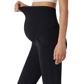 POSHDIVAH Stretchy Bootcut Maternity Pants for Comfort