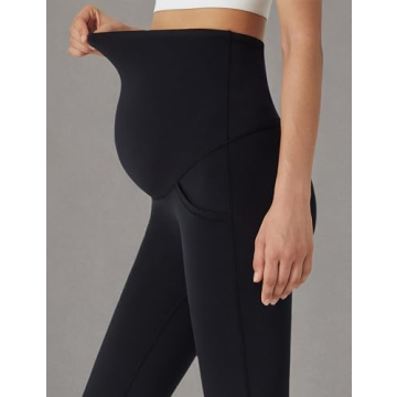 POSHDIVAH Stretchy Bootcut Maternity Pants for Comfort