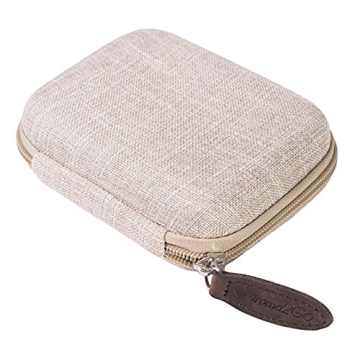 Aroma2Go Hemp Bag Essential Oil Travel Carrying Case protects and holds 5 Roll-On or 5ml Bottles of ...