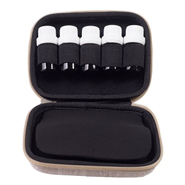 Aroma2Go Essential Oil Travel Carrying Case for 5 Bottles
