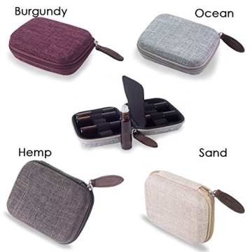 Aroma2Go Essential Oil Travel Carrying Case for 5 Bottles