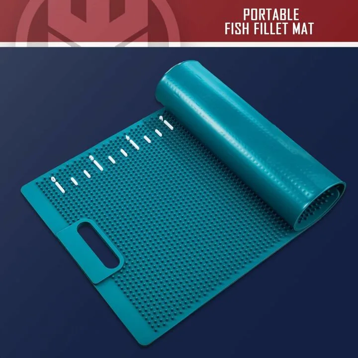 Fish Fillet Mat & Knife Kit - Clean & Fillet Easily
