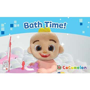 CoComelon Bath Time! Children's Finger Puppet Board Book Ages 0-4