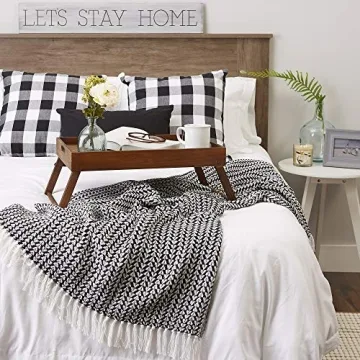 DII Arrowhead Woven Throw - Stylish 50x60 Cotton Blanket