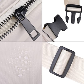 Leotruny Unisex Belt Bag Lightweight Waterproof for Travel