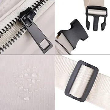 Leotruny Unisex Belt Bag Lightweight Waterproof for Travel